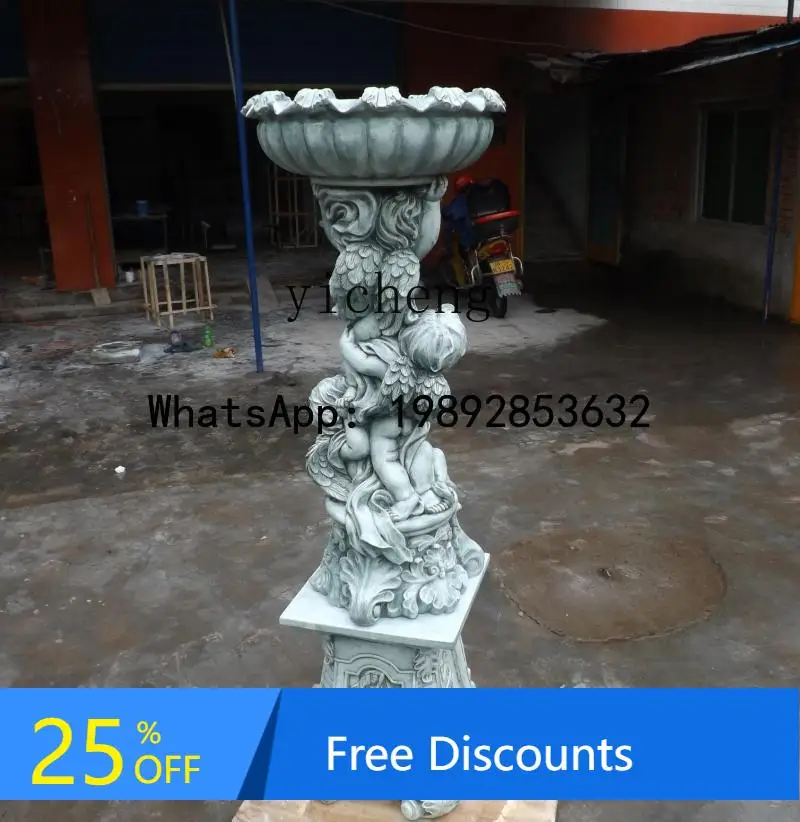 X1European home improvement three-dimensional sculpture angel flower pot home gift decoration office business ornament