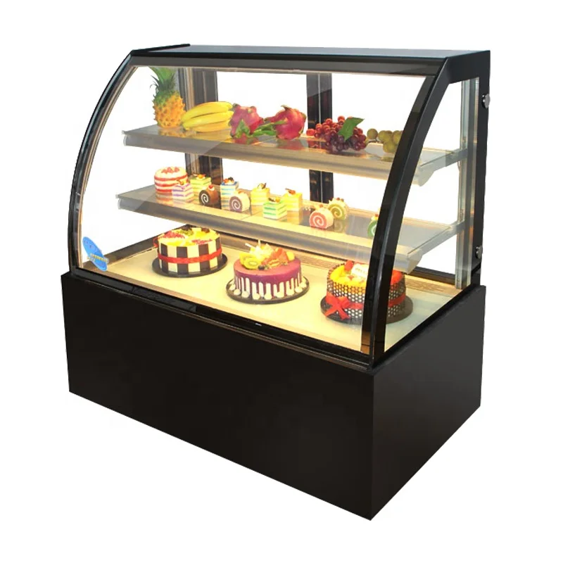 Commercial Cakes Display Cabinet Cake Crispe Freezers Foods Cooler Dessert Supermarket Refrigeration For Cake Shops