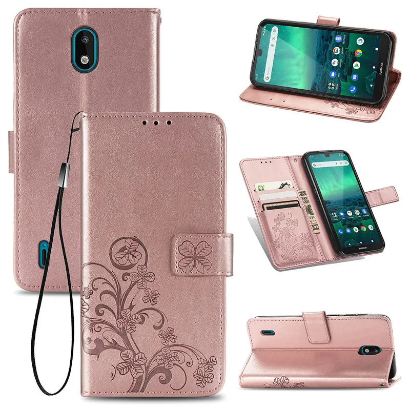 Flower Leather Flip Case For Nokia C21 G10 G20 X10 X20 1.3 2.4 3.4 5.4 5.3 C G 20 G11 G21 G50 5G G300 X100 C20 C21 Wallet Case