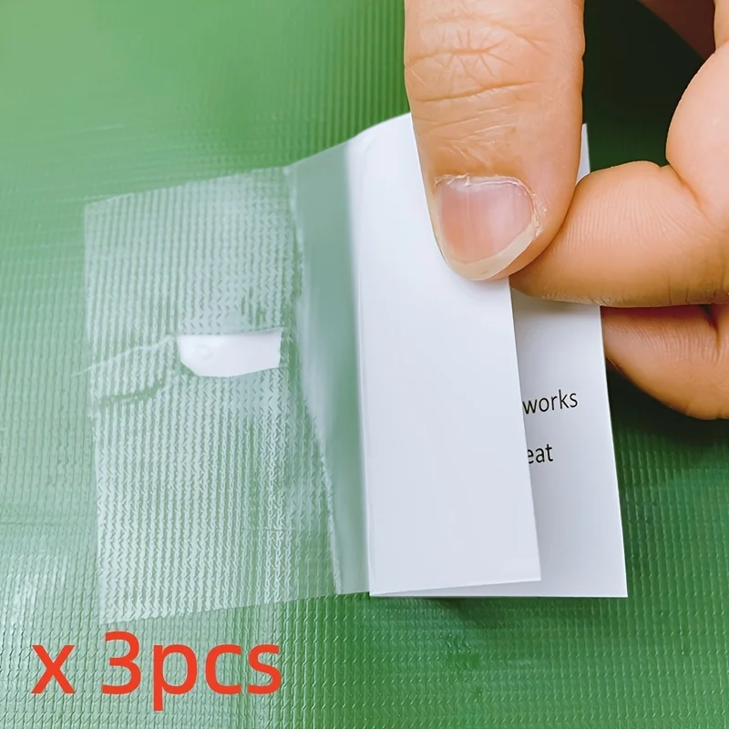 3pcs/pack TPU transparent repair patch inflatable product leak patch tent swimming circle waterproof repair sheet adhesive
