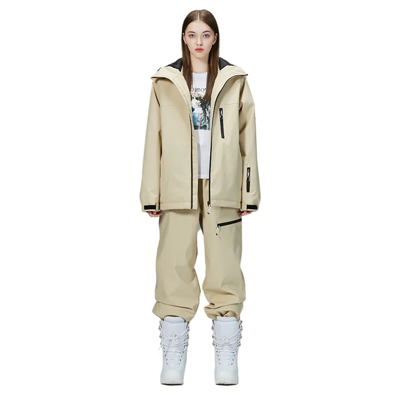 Tuta da sci per uomo e donna, abbigliamento da snowboard, set caldi per esterni, giacche e pantaloni impermeabili, abbigliamento invernale, costumi da neve