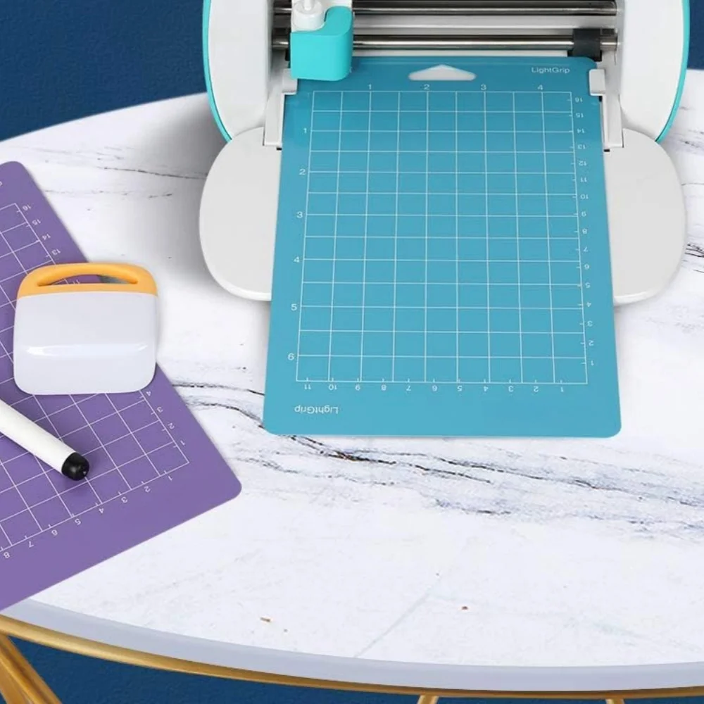 Cutting Mat For Cricut Joy(4.5*6.5in),Adhesive&Sticky Non-Slip Flexible Square Gridded Cut Mats Set For Vinyl, Crafts, Quilting