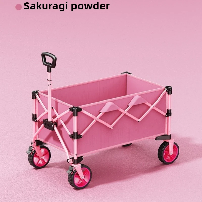 

Extender Folding Collapsible Wagon Carts Foldable with 550LBS Weight Capacity Heavy Duty Lightweight Extra-Long Utility Cart