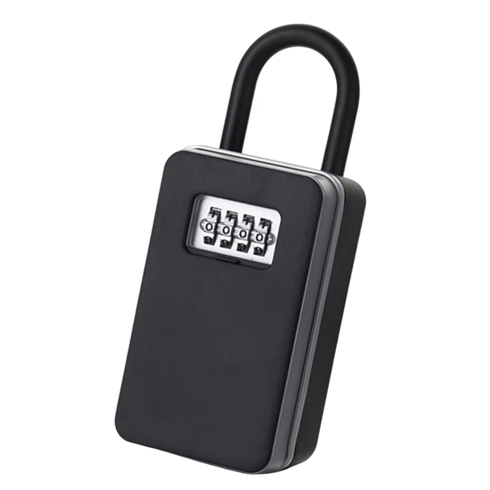 Combination Lock 173*75*51 Key Box Ample Space For Multiple Keys Mounting Without Drilling Holes Entryway Storage