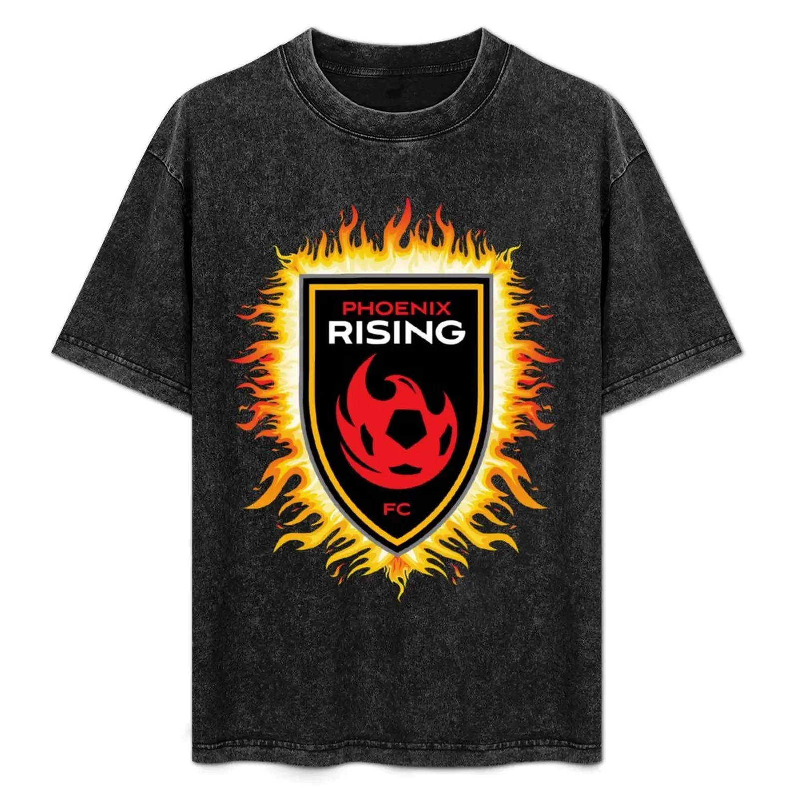 

Phoenix Rising T-Shirt No Iron Casual Short Sleeve Top