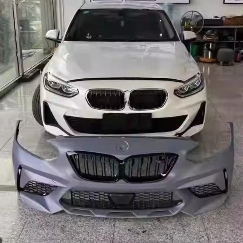 PP Material Front Bumper Grille for BMW 1 Series F52 Sedan Upgraded M2C Style Bumper Body Kit Car Accessories