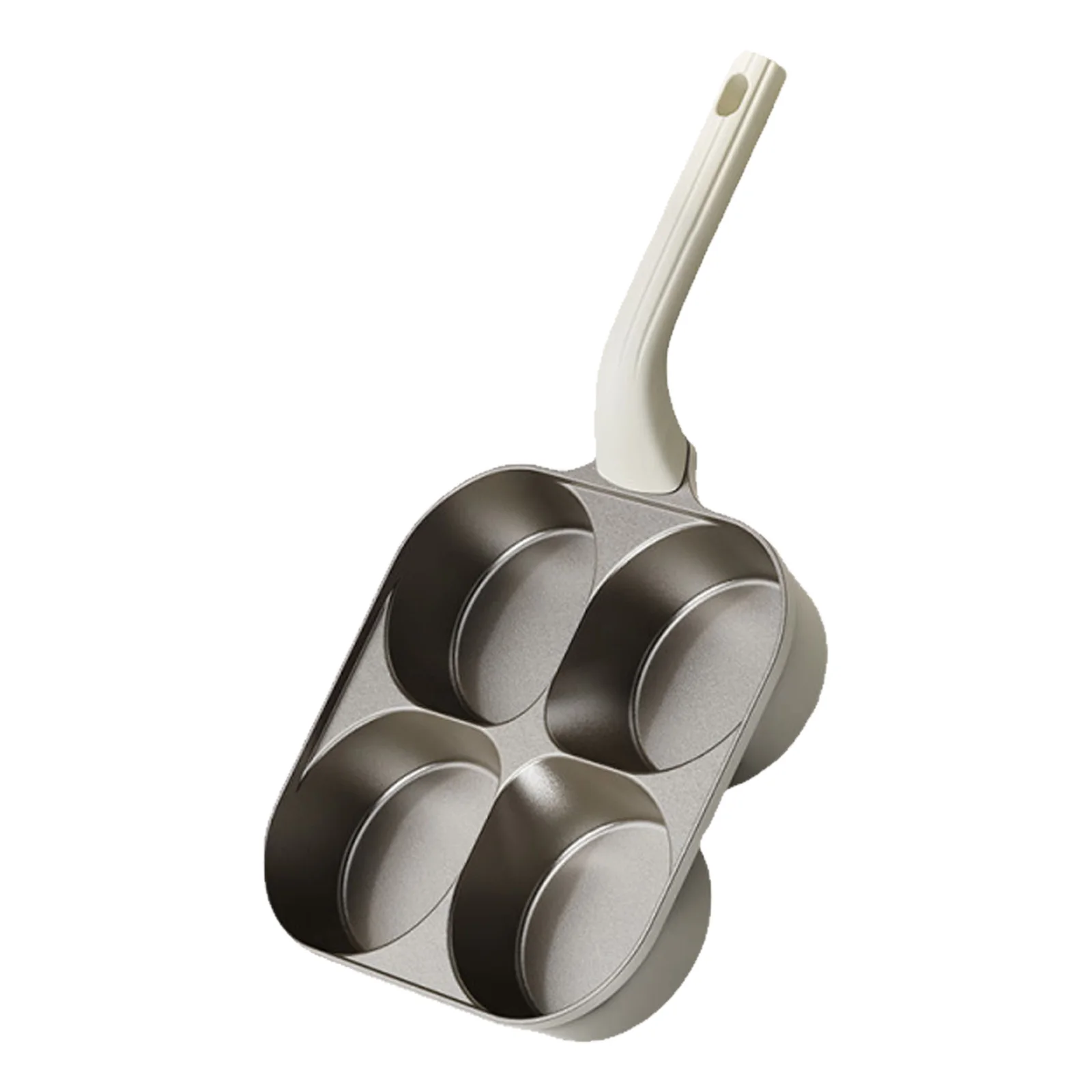 Four Compartment Frying Pan Built with Titanium Material for Strength Thermal Efficiency and Everyday Kitchen Use