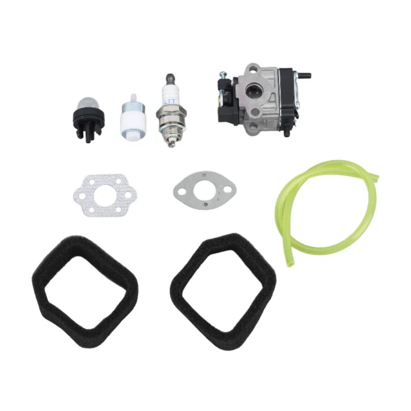 Leaf Blower Carburetor Sparking Plug Air Filter Sponge Primer Bulb Assembly Set For Hitachi RB24EA