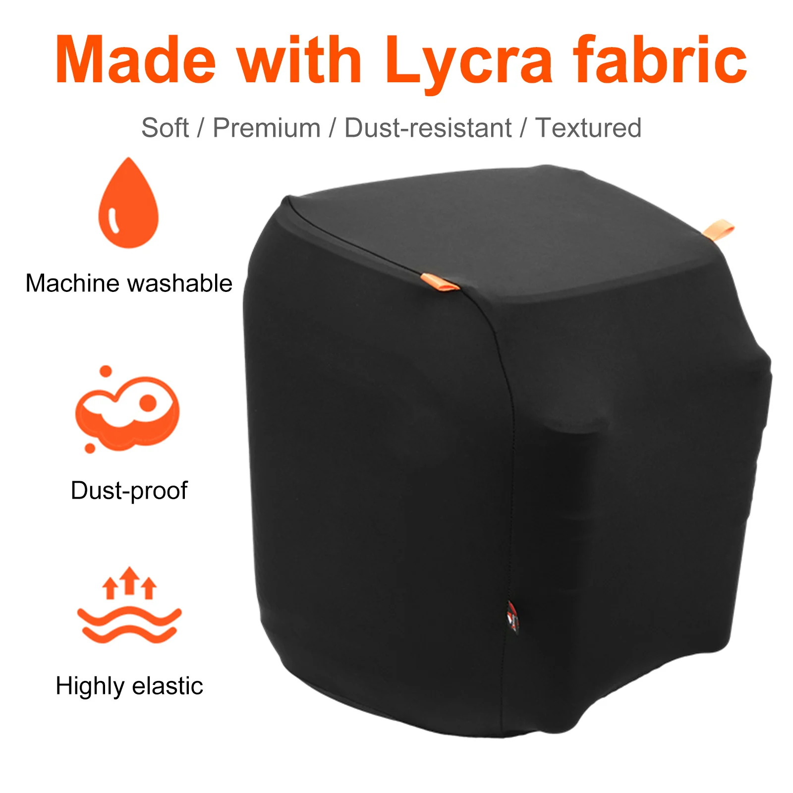 حافظة غبار مع شريط مطاطي ومكبر صوت قابل للتمدد وغطاء غبار واقٍ متعدد الوظائف لهاتف JBL Partybox Encore2