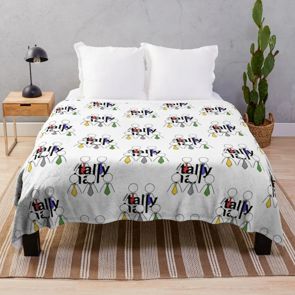 

Tally Hall Logo Throw Blanket Multi Use Warm Blanket for Living Room Bedroom