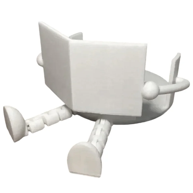 

ABAE-News Reading Scroll Companion For Bathrooms-Unique 3D Printed Toilet Paper Holder, Adding Fun To Your Bathroom Space