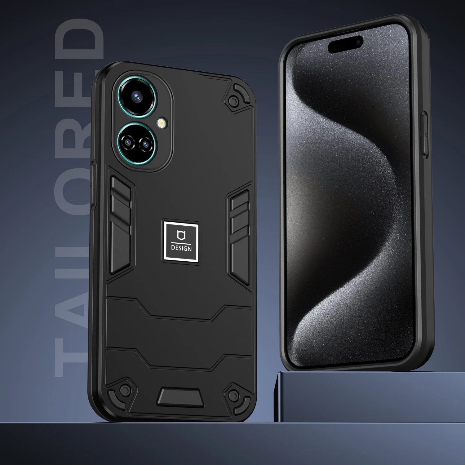 Armor Shockproof Case for Tecno Camon 19 Pro 5G Matte Silicone Protection Luxury Hard Phone Cover TecnoCamon19Pro5G Coque