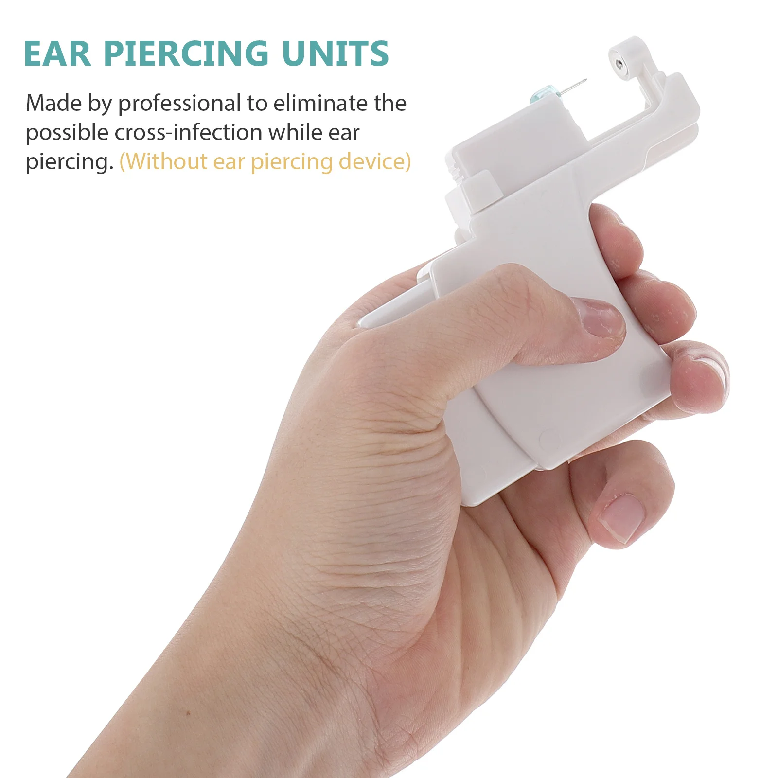 

Tool White Disposable Self Ear Piercing Kit For Home Use Professional Ear Puncture Device Piercing Supplies