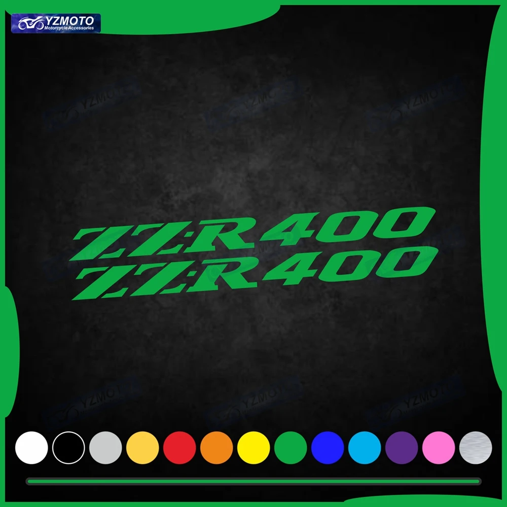 

For ZZ-R400 ZZR400 Motorcycle Accessories Sticker Decal Fuel Tank body Engine Fairing Windshield Helmet Logo Decorative Stickers