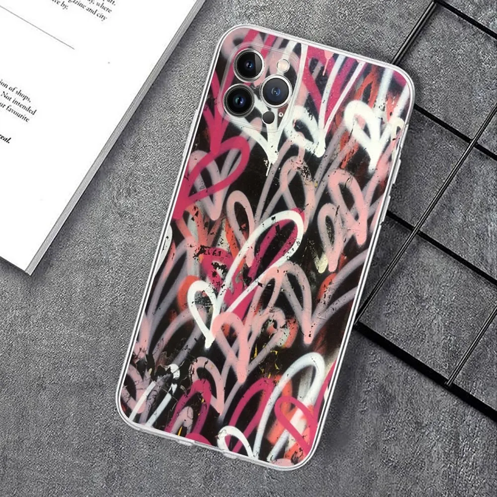 Graffiti painting art Phone Case For iPhone 15 14 11 12 13 Mini Pro XS Max Cover 6 7 8 Plus X XR SE 2020 Funda Shell