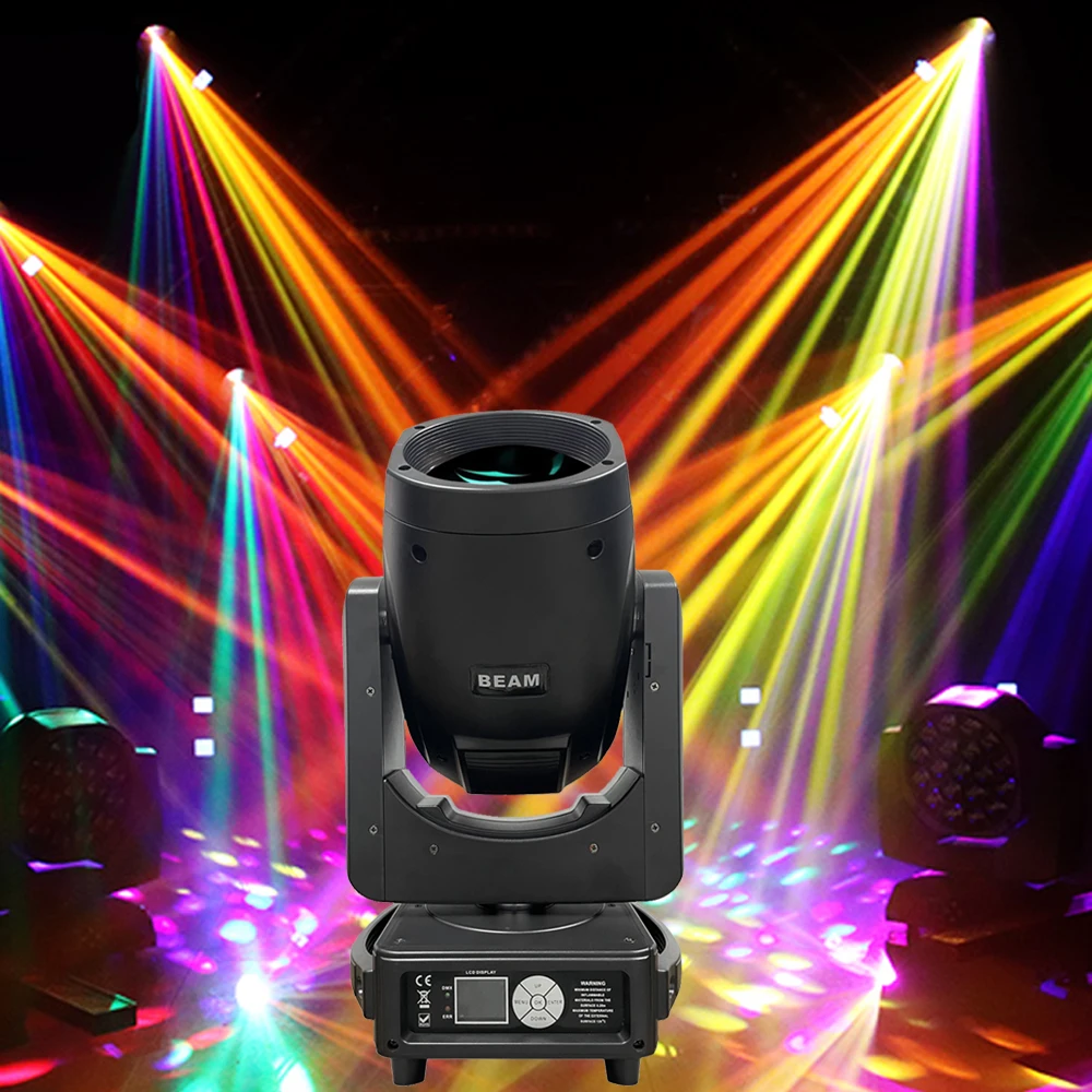 Imagem -02 - Led Rgb Circle 10r 295 Beam Moving Head Light Pro Iluminação de Palco Disco dj Wedding Lamp Good Effect Update