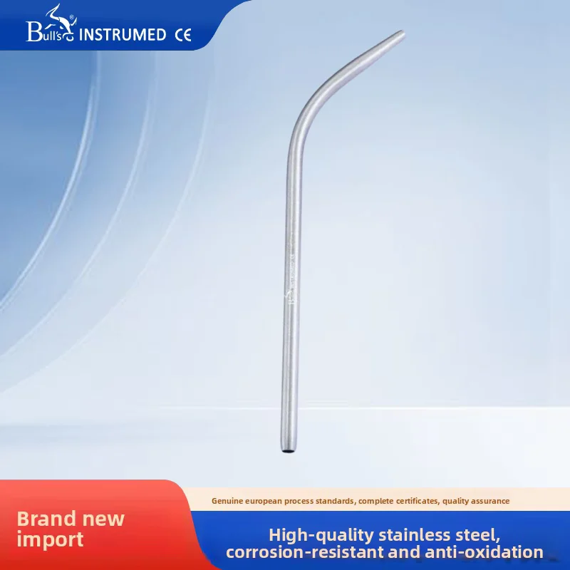 

Bulls Instrumed Intl Dental implant extraction tool and instrument Straw apparatus metal suction tube anterior curved oral