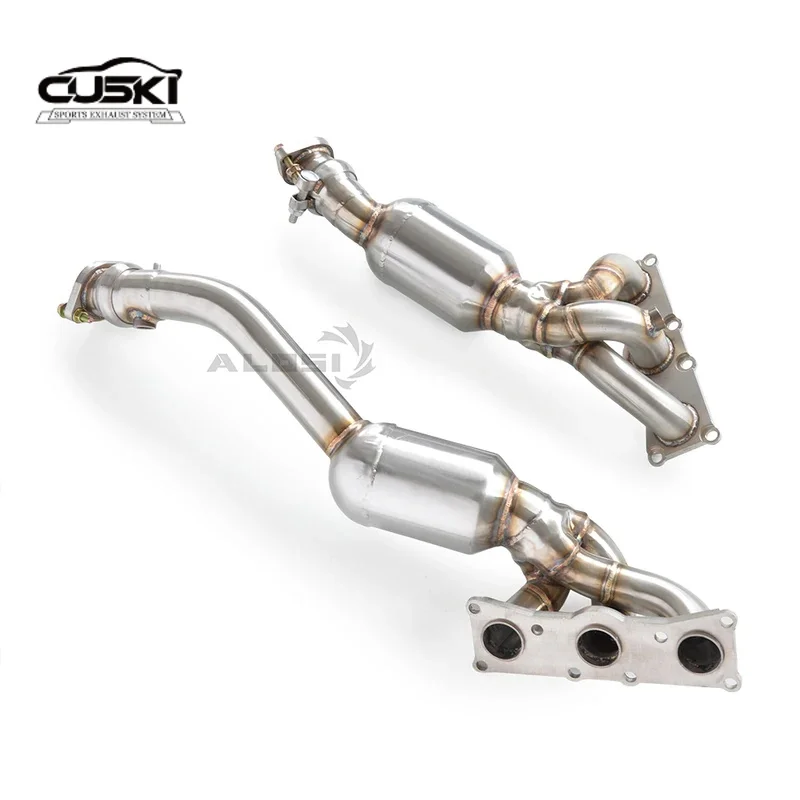 

High performance exhaust components suitable for various models of BMW N52 2.5/3.0 (optional) stainless steel cat free downspout