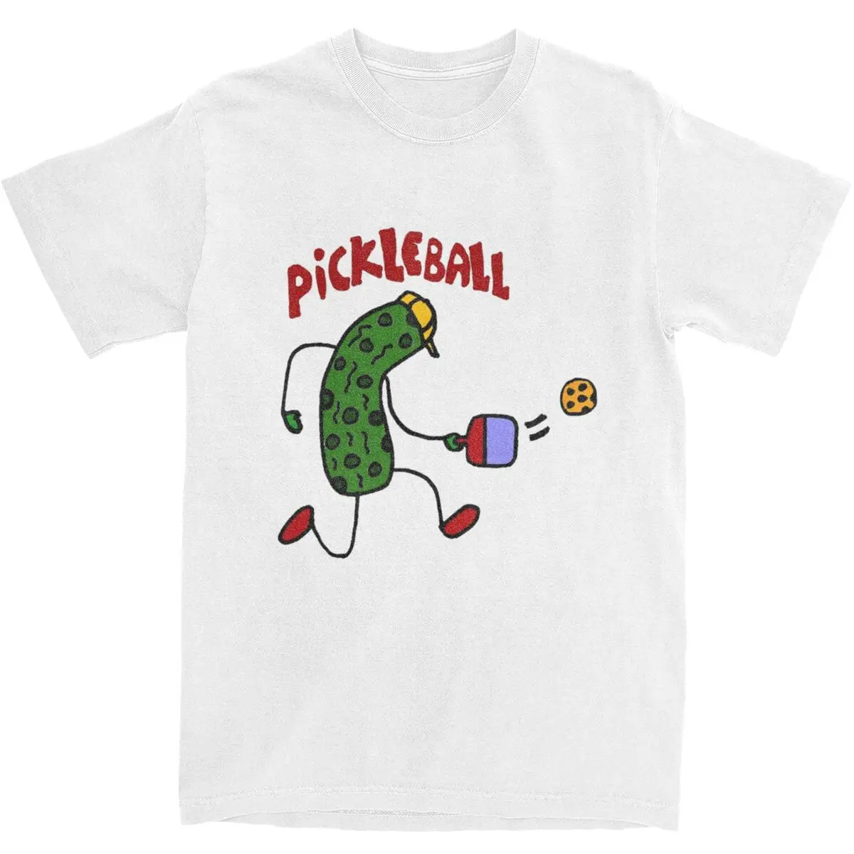 Men Women Funny Pickle Playing Pickleball Shirt Accessories Casual 100% Cotton Paddle Sport T Shirt Tee Clothing New Arrival