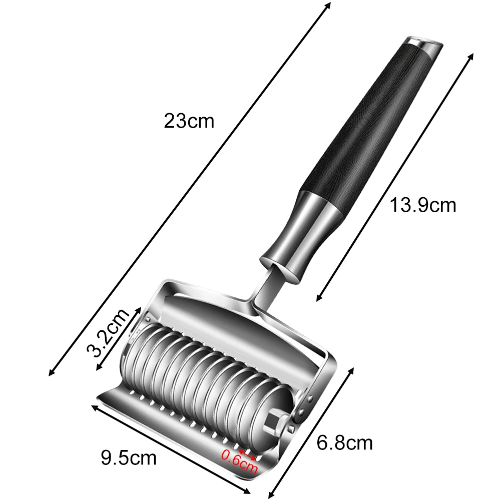 Manual Stainless Steel Noodle Garlic Cut Roller Cutter Dough Cutting Maker Helper Tool Dough Cutting Maker