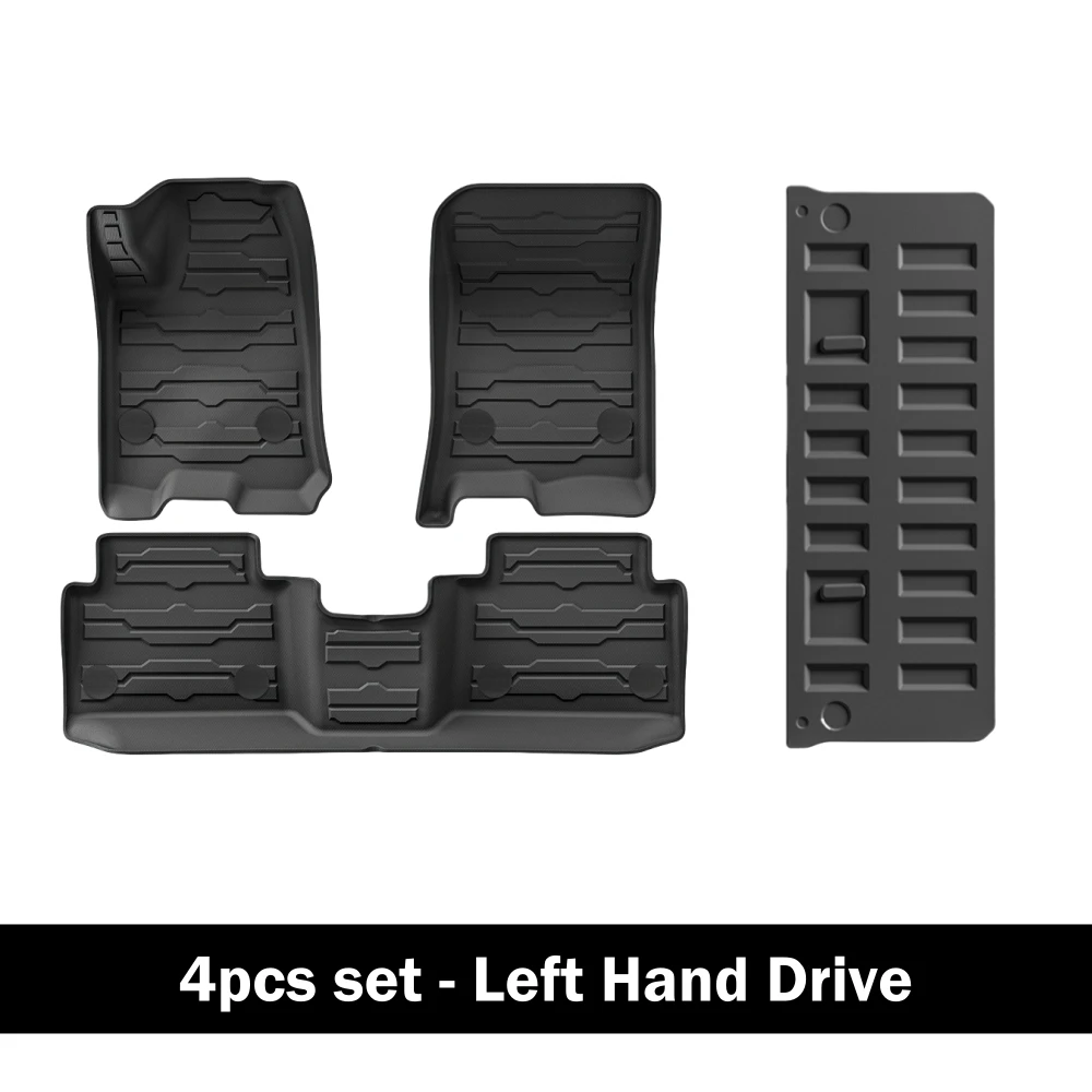 Für Chevrolet Chevy Colorado 2023-2024 Fußmatten 3D TPE Fußpolster-Set Heckklappenmatte Allwetter-Kofferraumschutzmatte – Detail 9