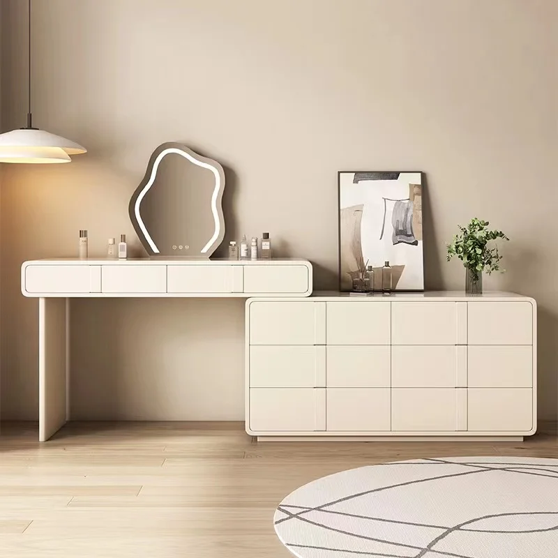 Organizers Storage Luxury Makeup Furniture Bedroom Cabinet Minimalist White Desk Comfortable Closet Organizer Penteadeira