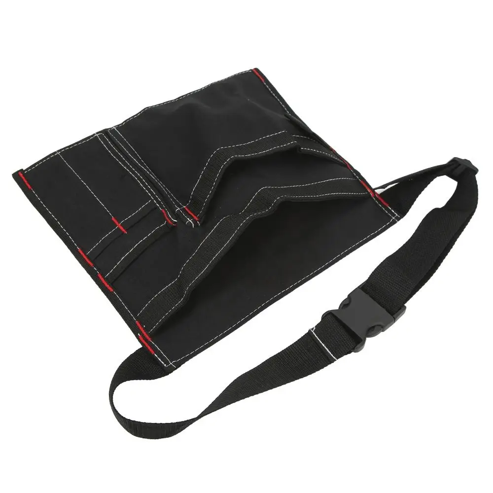 

Прочная поясная сумка для инструментов с 5 карманами, парусиновая регулируемая поясная подвесная сумка, легкая сумка для хранения, плотник, работа