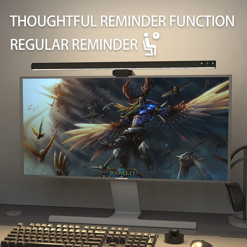 LED Monitor Licht Bar Controller Monitor Streifen Beleuchtung Arbeit Spiel Lernen Lesen Dimmen Tisch Licht Streifen RGB Atmosphäre Lampe