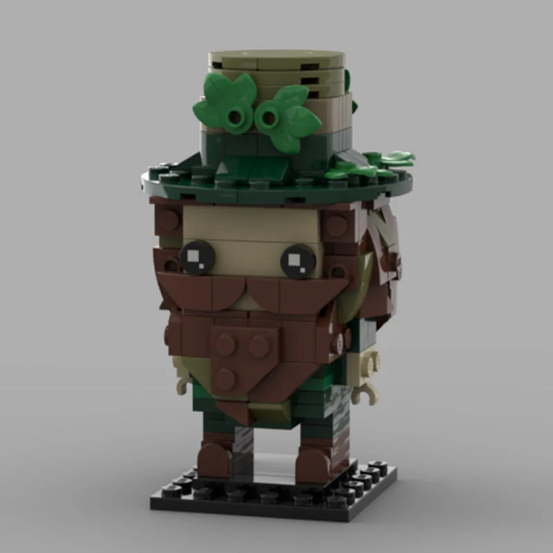 

240 шт. MOC Tomss Bombadil Brickheadz Развивающие строительные блоки для сборки Рождественский подарок Логическое мышление для детей