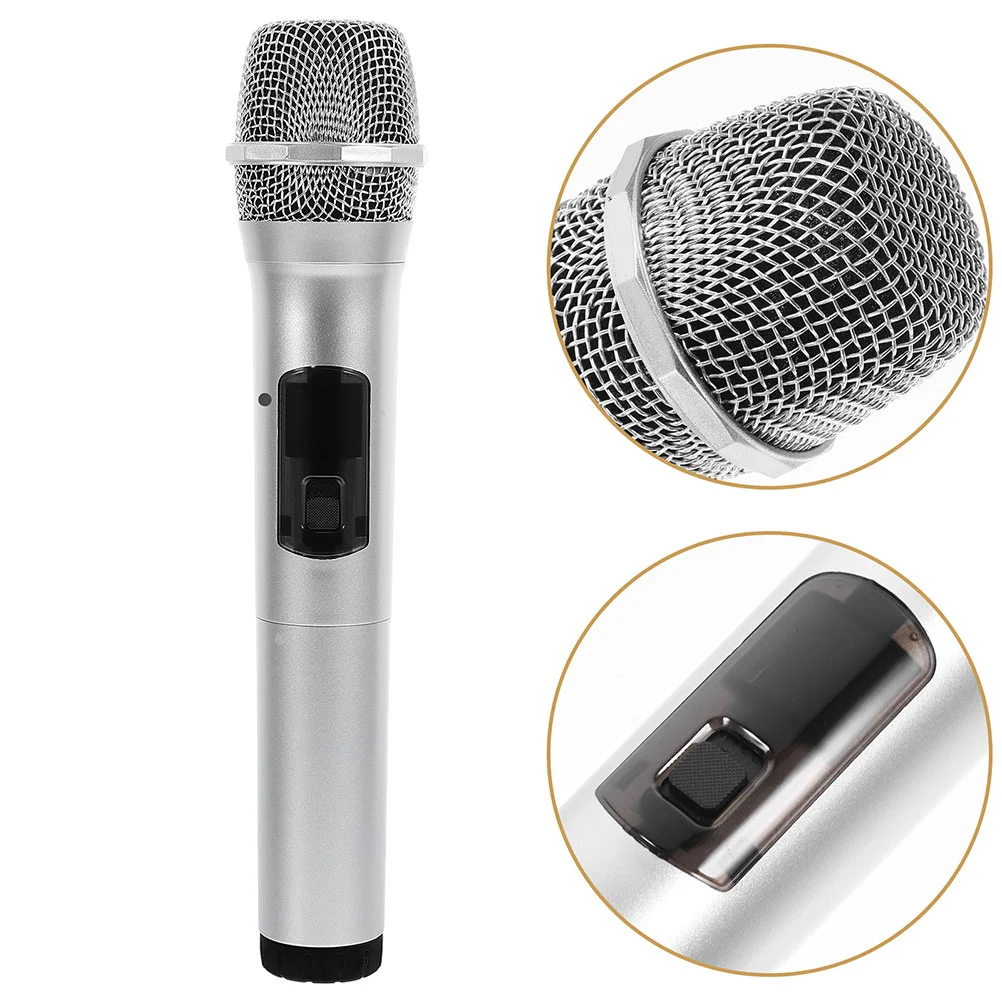 

2 Pcs Little Girl Echo Lip Sync Microphone Child Toy 2400X500X500CM Abs Fake Plastic