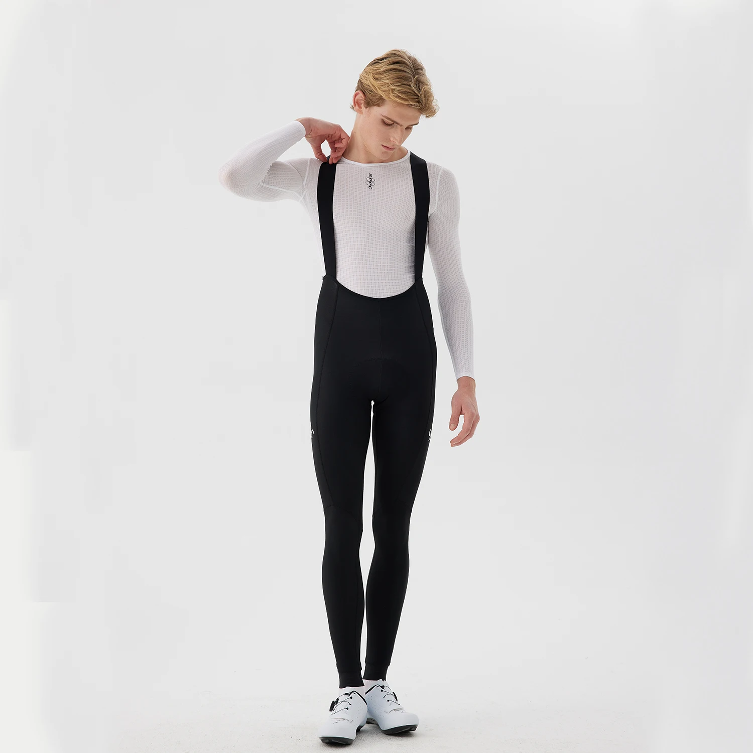 

SPEXCEL SPPC 26 Man's Winter Termal fleece cycling bib pants with Italy Dolomiti pad for 6-7 hours Ride