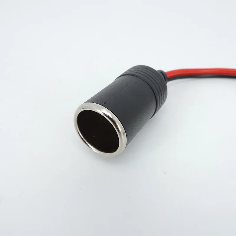 Enchufe de encendedor de cigarrillos hembra de coche a SAE, Conector de desconexión de liberación rápida de 2 pines, 14AWG, 20a, Cable de extensión J17, 12V, 24V