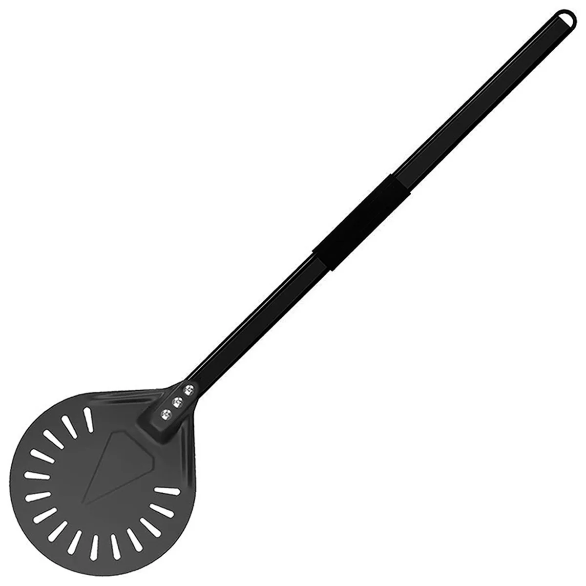 Pizza Shovel Metal Pizza Turning Peel Oversize Professional Long Round Pizza Tool Aluminum Adjustable Pastry Removable Handle