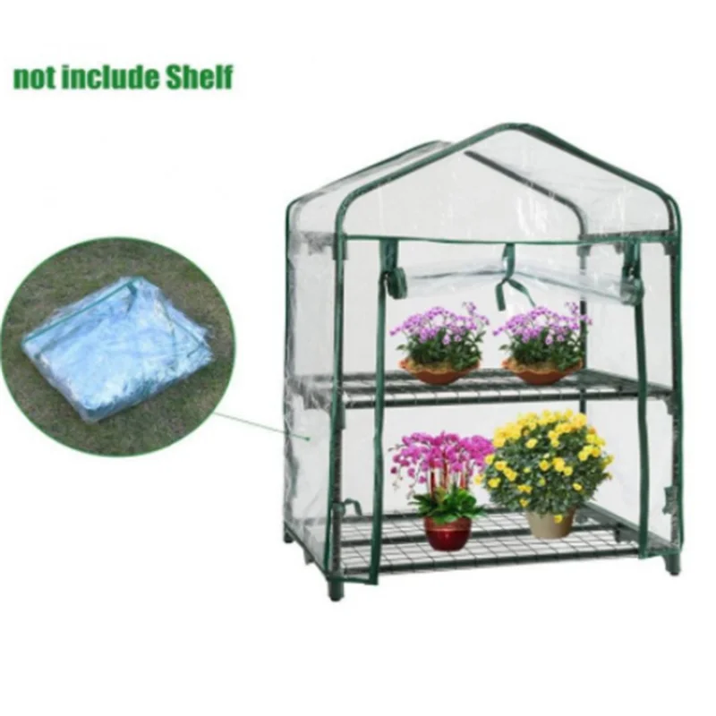 PVCMini Home Garden Waterproof and UV Garden PlantsPVCPlant cover Bracket Not Included