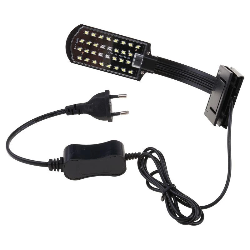 أسماك لمقطع الخزان على مصابيح حوض السمك الخفيفة 32 حبات LED White & Blue Ligh