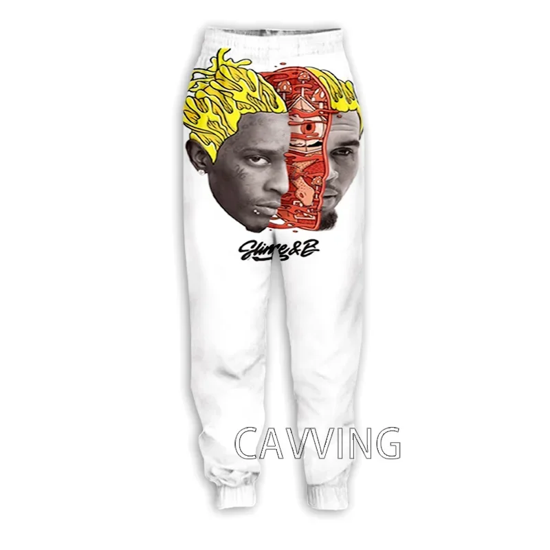 New Fashion  Rapper Chris Brown 3D Printed Casual Pants Sports Sweatpants Straight Pants Sweatpants Jogging Pants Trousers  P02