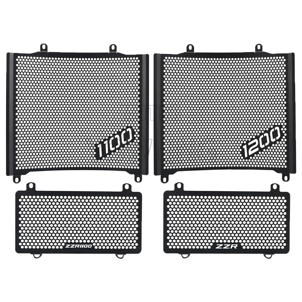 

ZZR 1100 1200 Radiator Grille Guard Protection Cover For Kawasaki ZZR1100 Ninja ZX11 ZX-11 1989-2001 ZZR1200 ZX-12 2002 ~ 2006