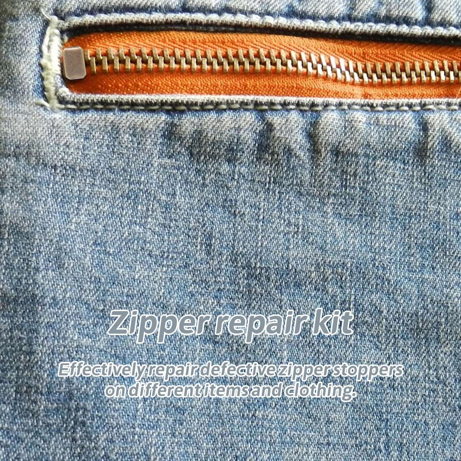 

1Set Zipper Repair Kit Metal Replacement Zipper Stops Bottom and Top Stopper for Jackets Bags Backpacks Luggage Clothes Repair