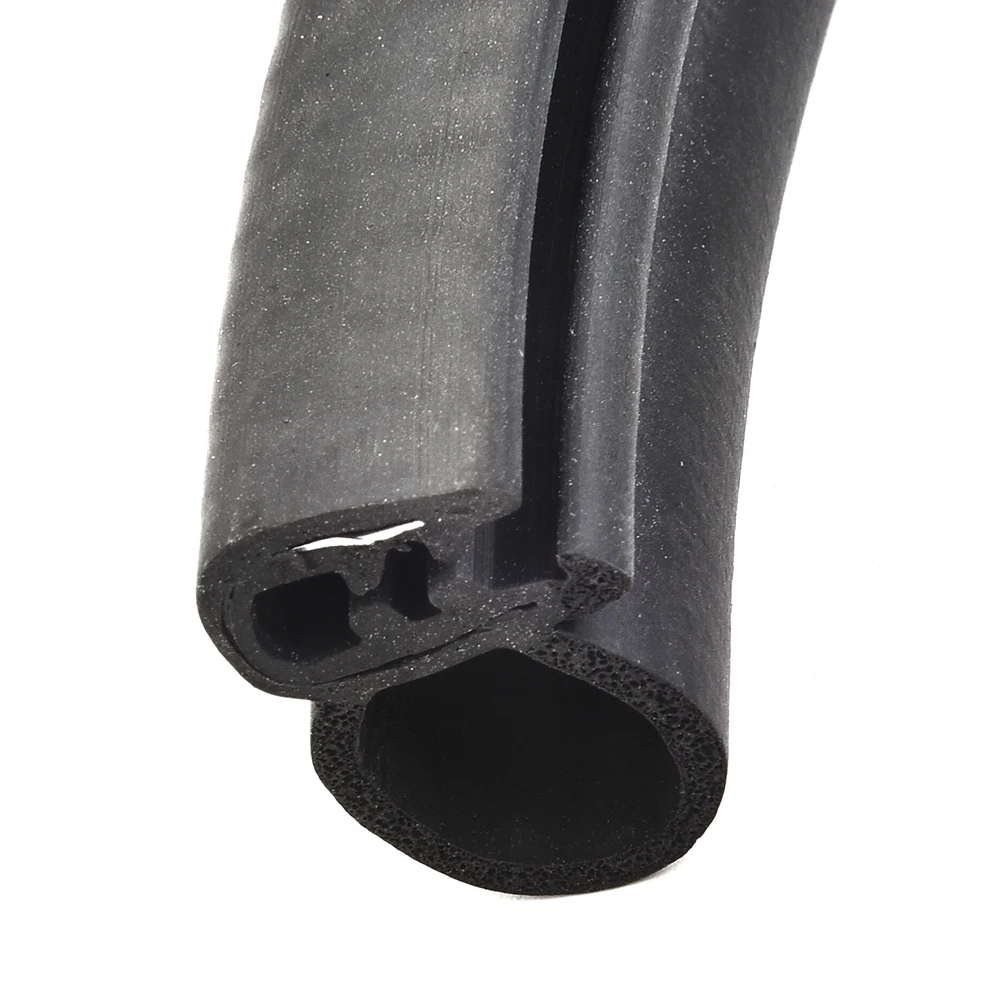 Rubber Car Door Gasket Sealing Trim Windproof Black 3meters 300CM Tape Tool Replaces Useful New Rubber Car Door