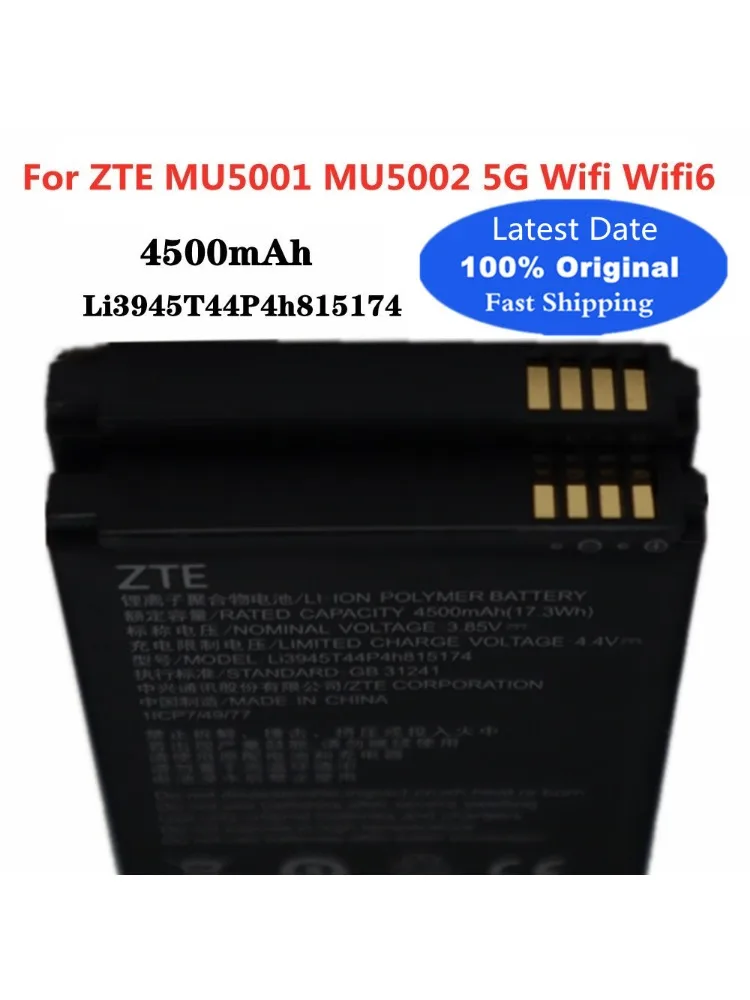 Li3945T44P4h 815174   Wysokiej jakości oryginalna bateria do ZTE MU5001 MU5002 5G Wifi Wifi6 przenośny router bezprzewodowy bateria Bateria — zdjęcie produktu 6