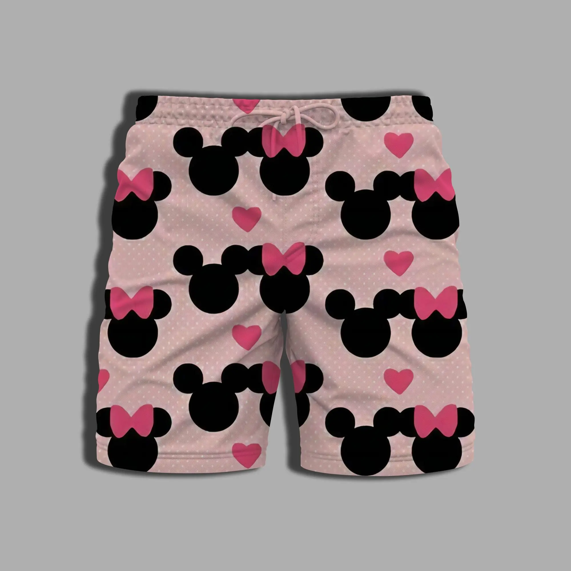 Pants Male Shorts for Women Beach Disney Mickey Whole Swimsuit Gym Printing Bathing Suit Man Men\'s Clothing Summer Swim Disney