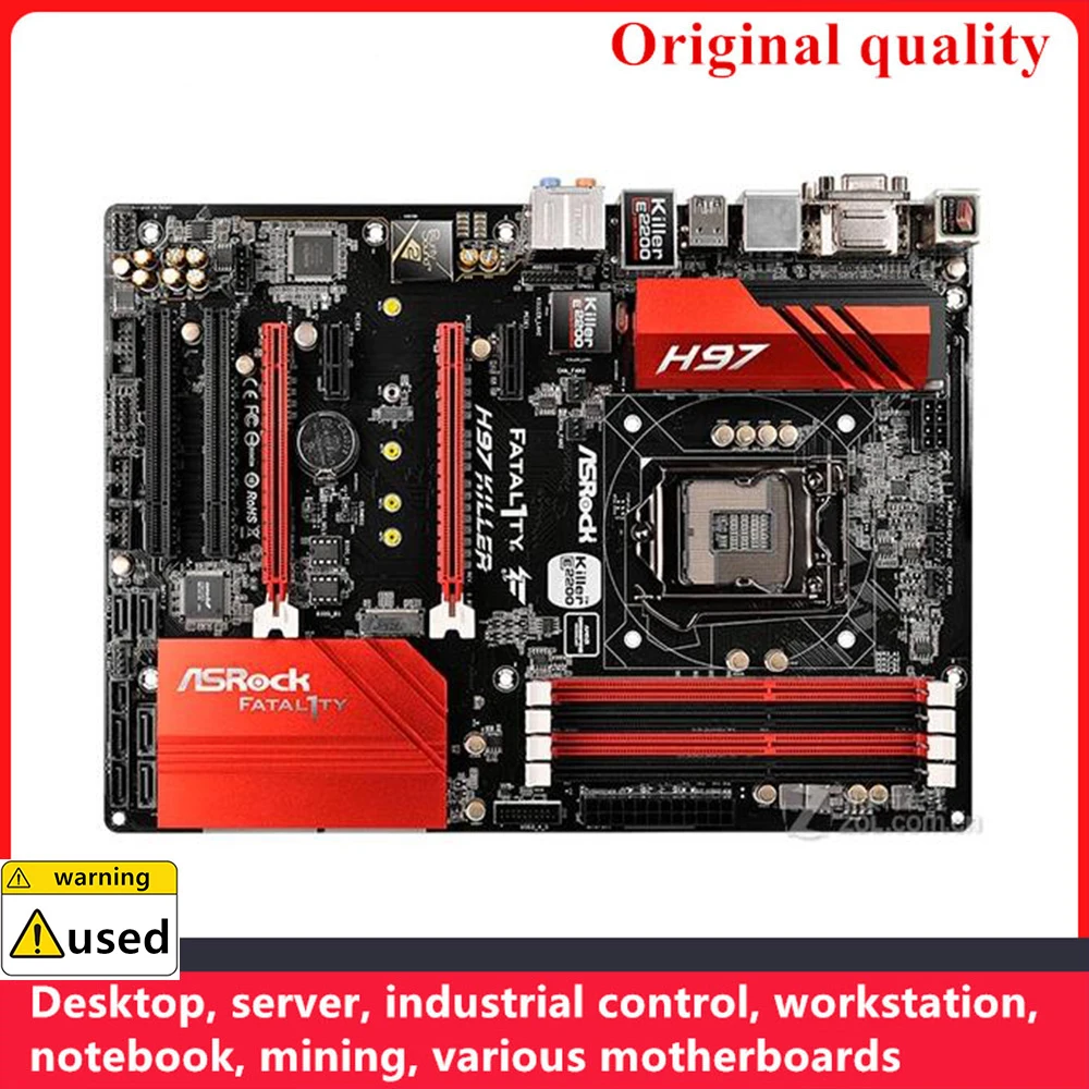 

Used For ASROCK H97 KILLER Motherboards LGA 1150 DDR3 32G ATX For Intel H97 Desktop Mainboard SATA III USB3.0