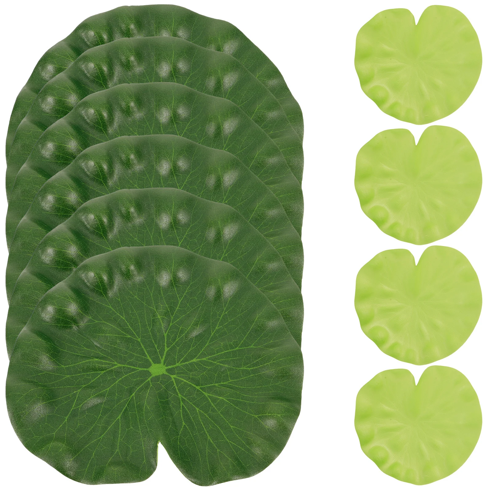 

10pcs 18CM Artificial Lotus Leaf Floating Pond Decor Aquarium Fish Tank Scenery Water Garden Home Decoration Craft Gift
