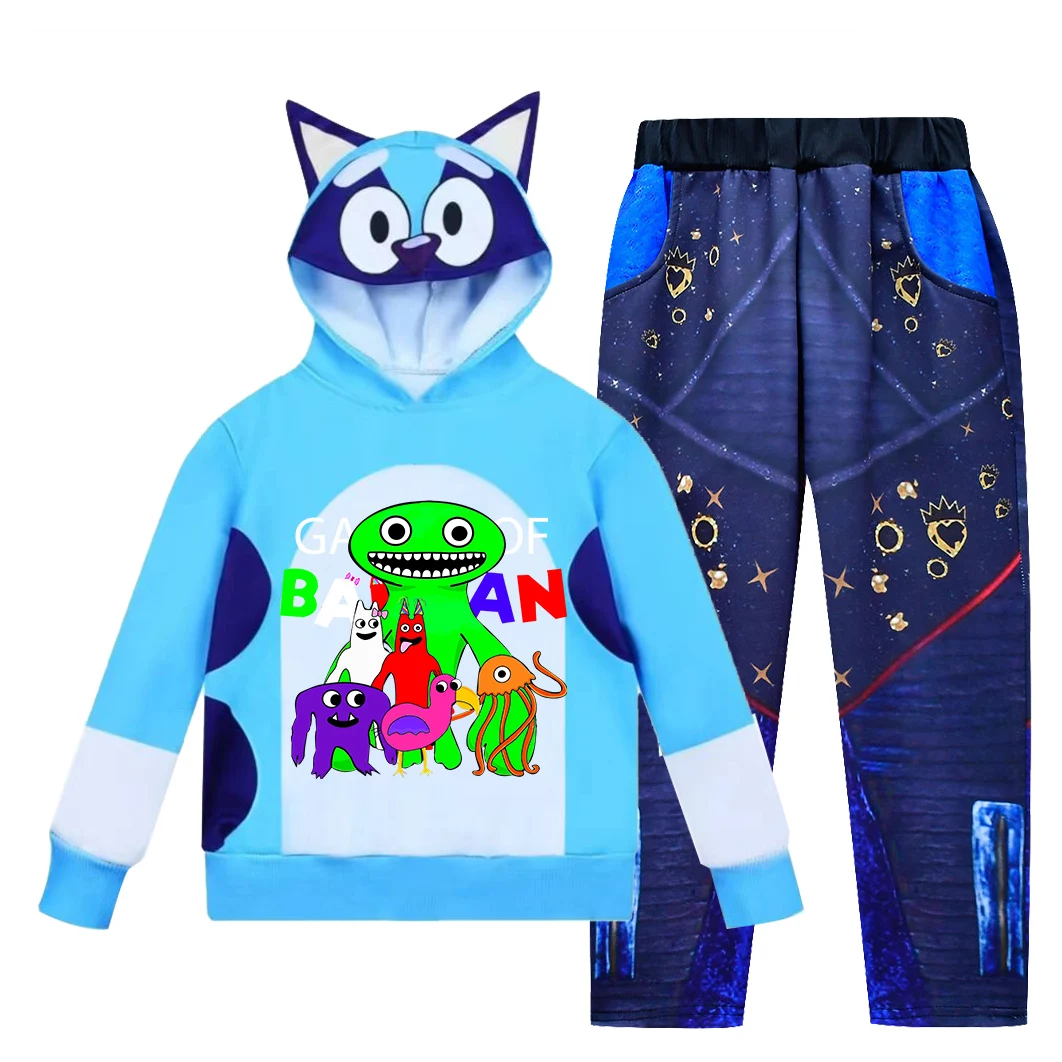 Garden of Banban Boys Clothing Sets Children Fashion Hoodies and Pant Set Wish Asha Kids Clothing Spring Sports Suit Tracksuit