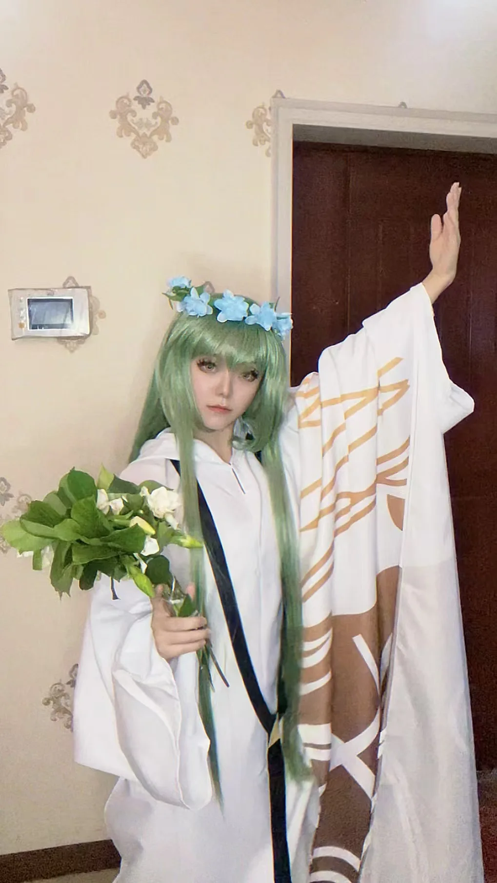 

Fate Grand Order Cosplay Costume Enkidu Strange Fake Whisper of Dawn Anime Outfit
