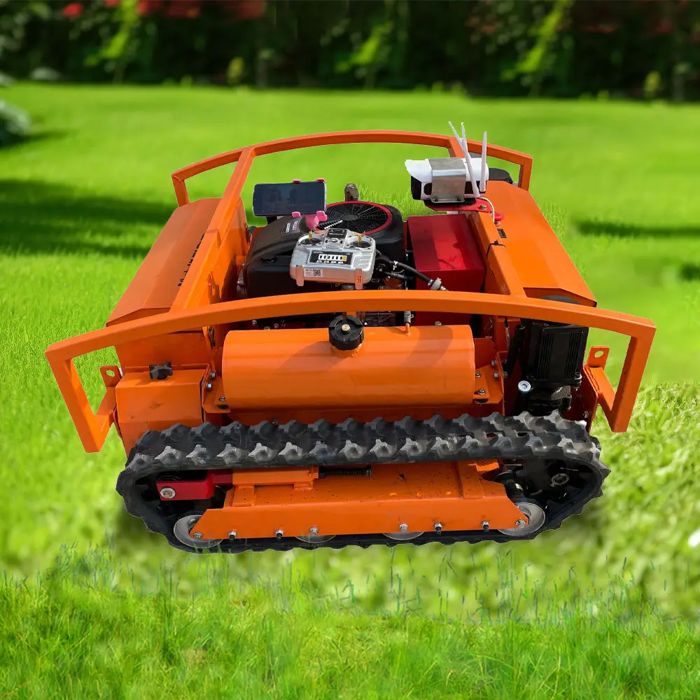 جزازة العشب التحكم في جزازة العشب RC منحدر جزازة العشب تتبع جميع التضاريس آلة القص الروبوتية للتحكم عن بعد