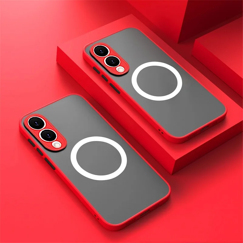 Matte Magnetische Hülle für Samsung Galaxy S26 S25 Edge S24 Ultra S23+ S22 S21 FE A57 A56 A55 A54 A36 A35 A34 A17 A16 A15 5G Cover – Detail 8