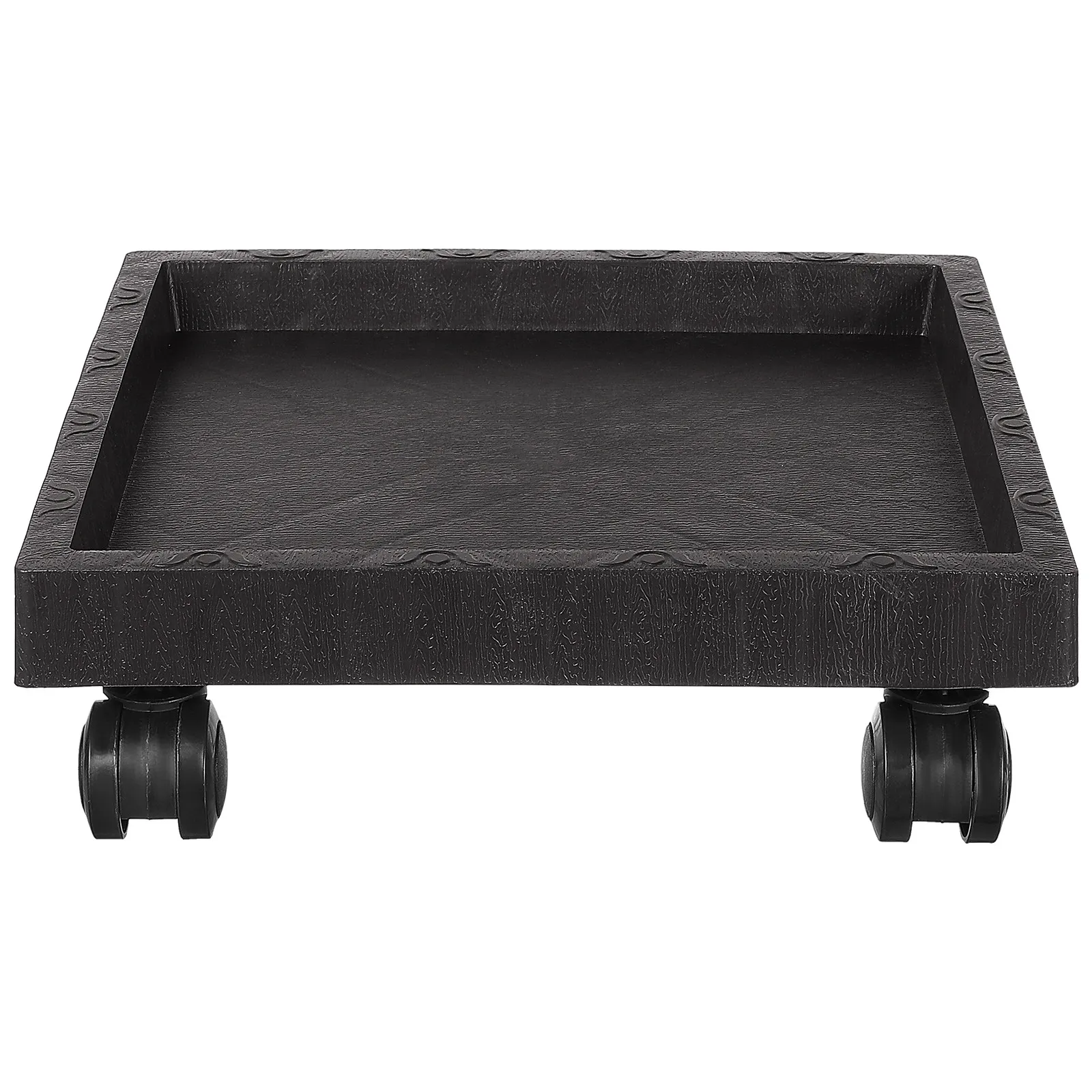 Square Plant Stand Tray with Wheels Heavy Duty Thickened Plastic for Indoor Outdoor Patio Garden Balcony Movable Planter Caster