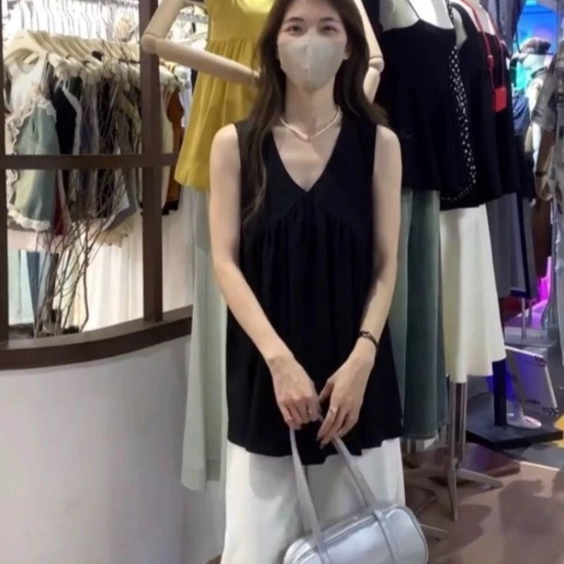 Mini abito da donna con scollo a V e finiture in pizzo Y2k anni '90 Abito scampanato fluido estivo estetico vintage per uscire Boho Coquette Abito a linea A