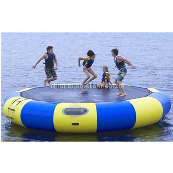 hot sell air-tight water trampoline inflatable aqua trampoline